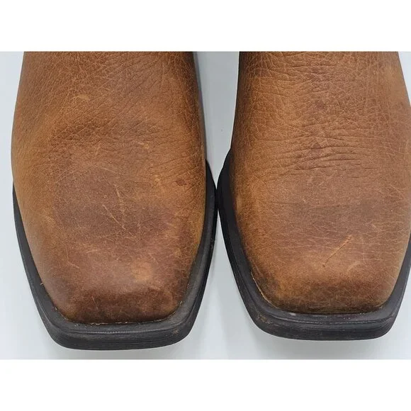 Ariat Women's Brown Leather Rambler Bomber Western Cowgirl Boots Size 8B 2819 - Picture 7 of 16